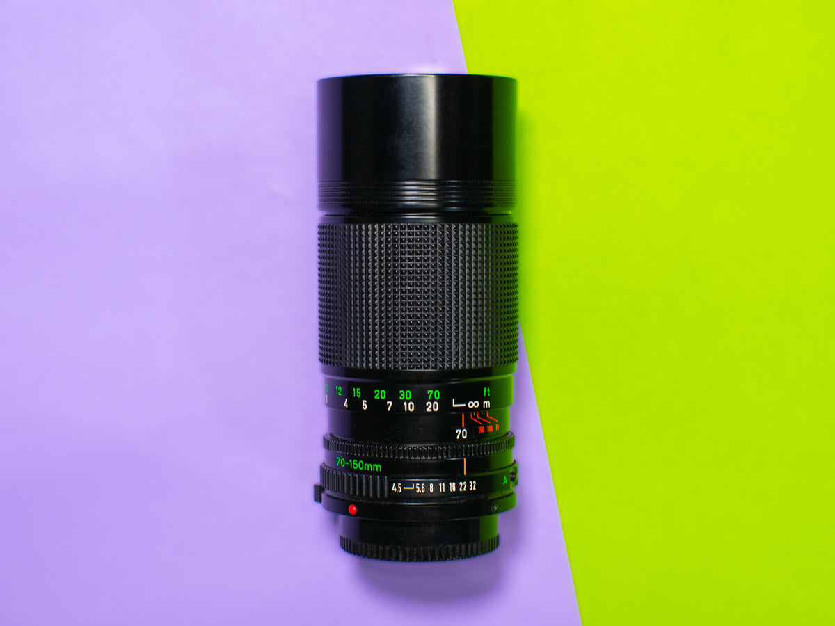 Canon FTb 十 canon zoom lens FD 70-150mm