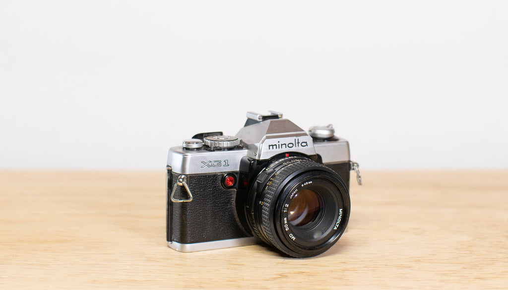  Minolta MD 50mm 1:2 prime lens