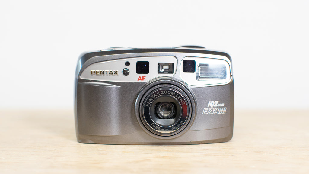Pentax IQZoom EZY80 Point and Shoot 35mm Film Camera ViejitaVintage