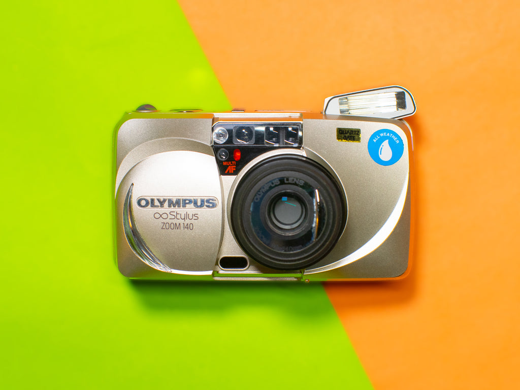 Olympus Infinity Stylus Zoom 140 Point and Shoot 35mm Film Camera