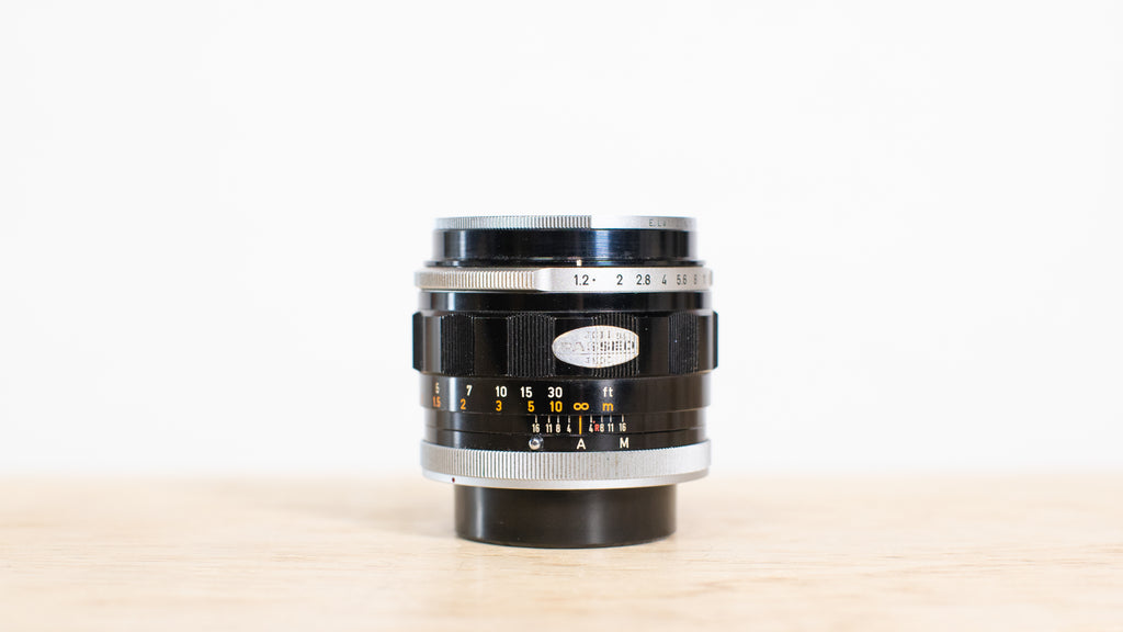 ultra fast f1.2 lens
