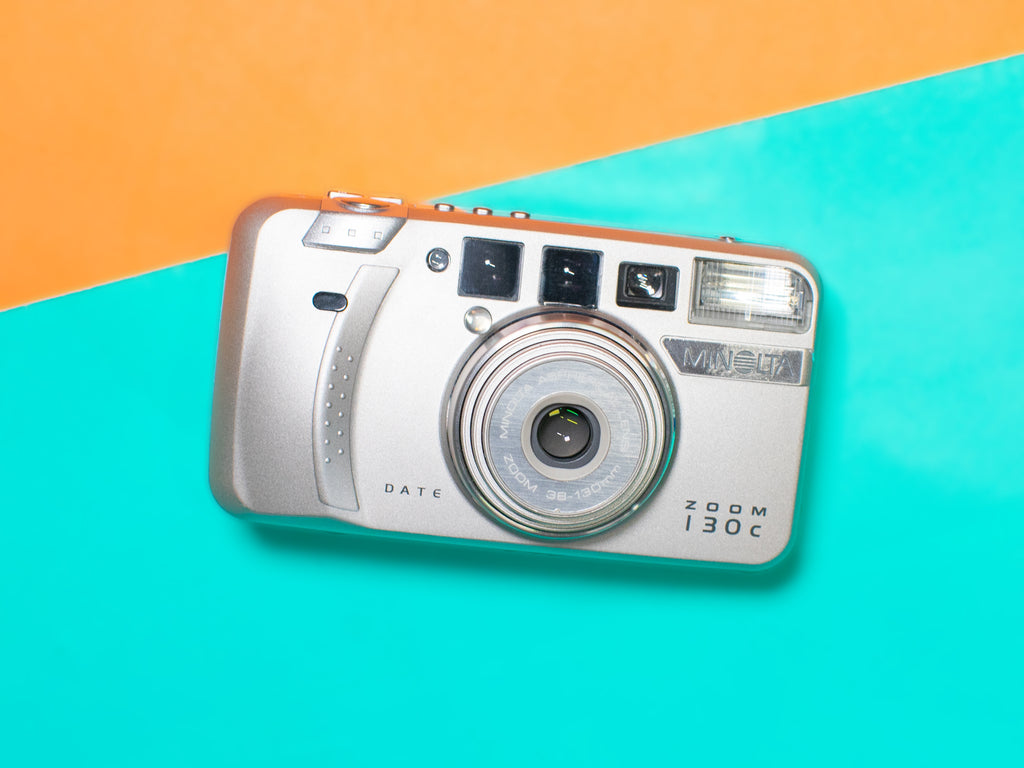 Minolta Zoom 130C Point and Shoot 35mm Film Camera