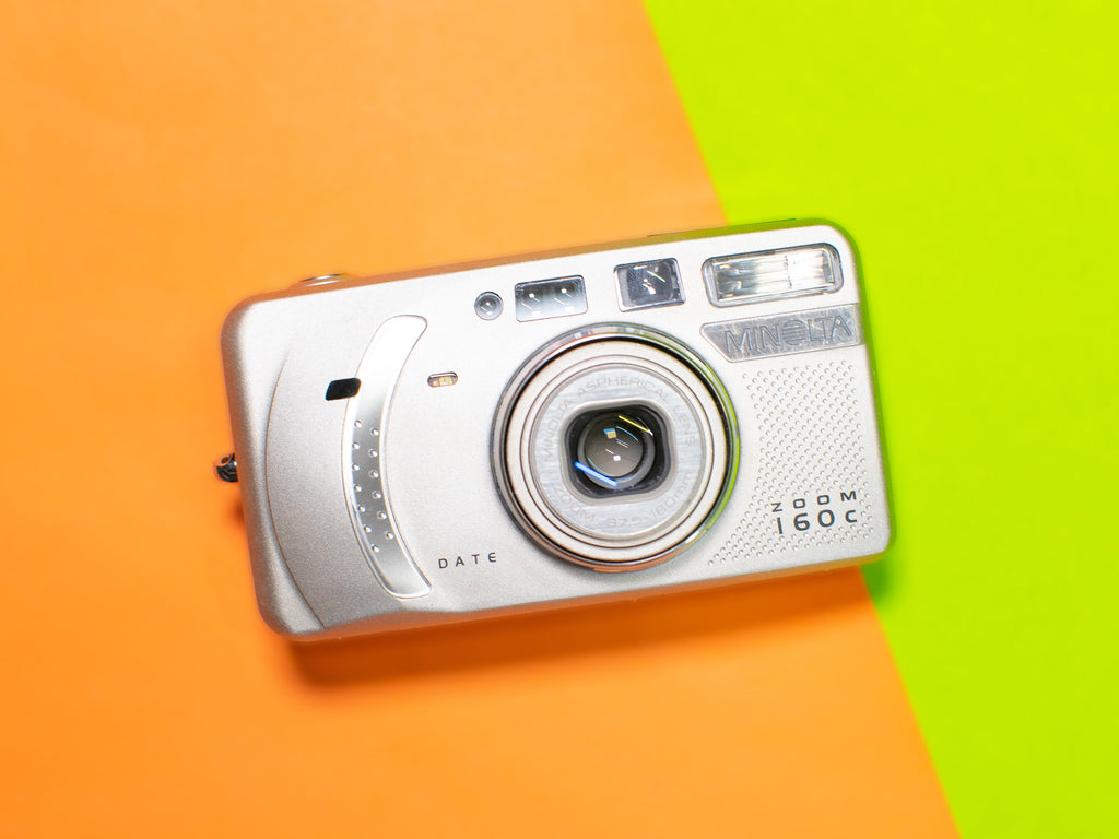 Minolta Zoom 160C Point and Shoot 35mm Film Camera