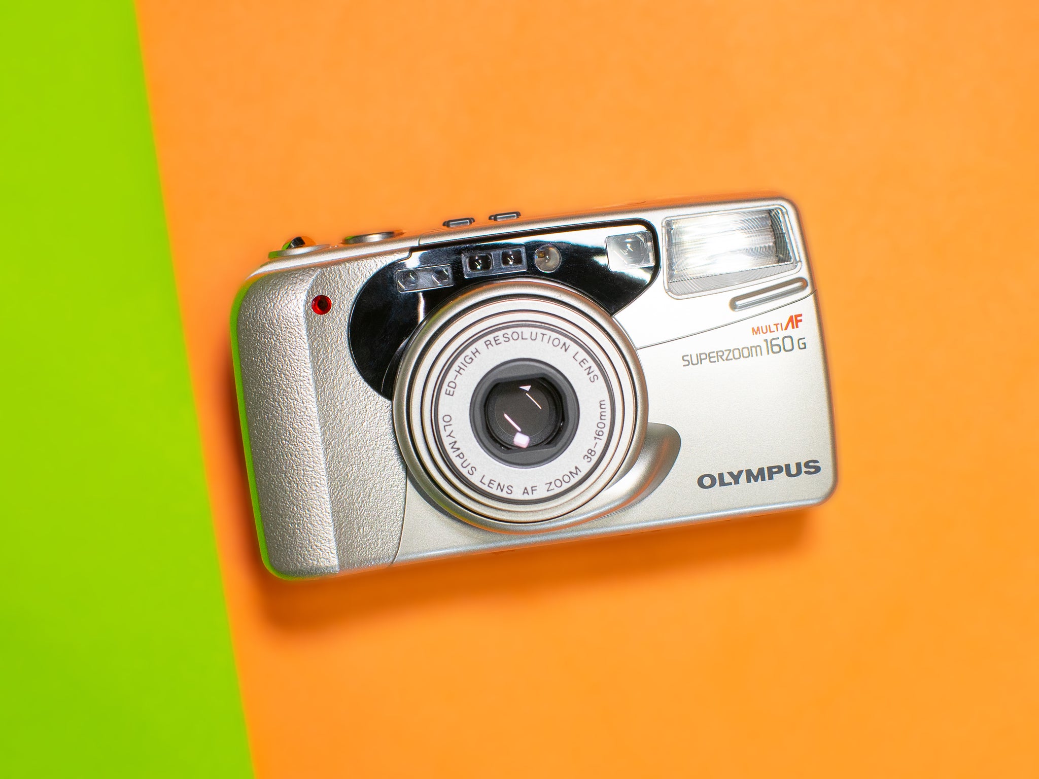 Olympus Superzoom 160G Point and Shoot 35mm Film Camera – Viejita