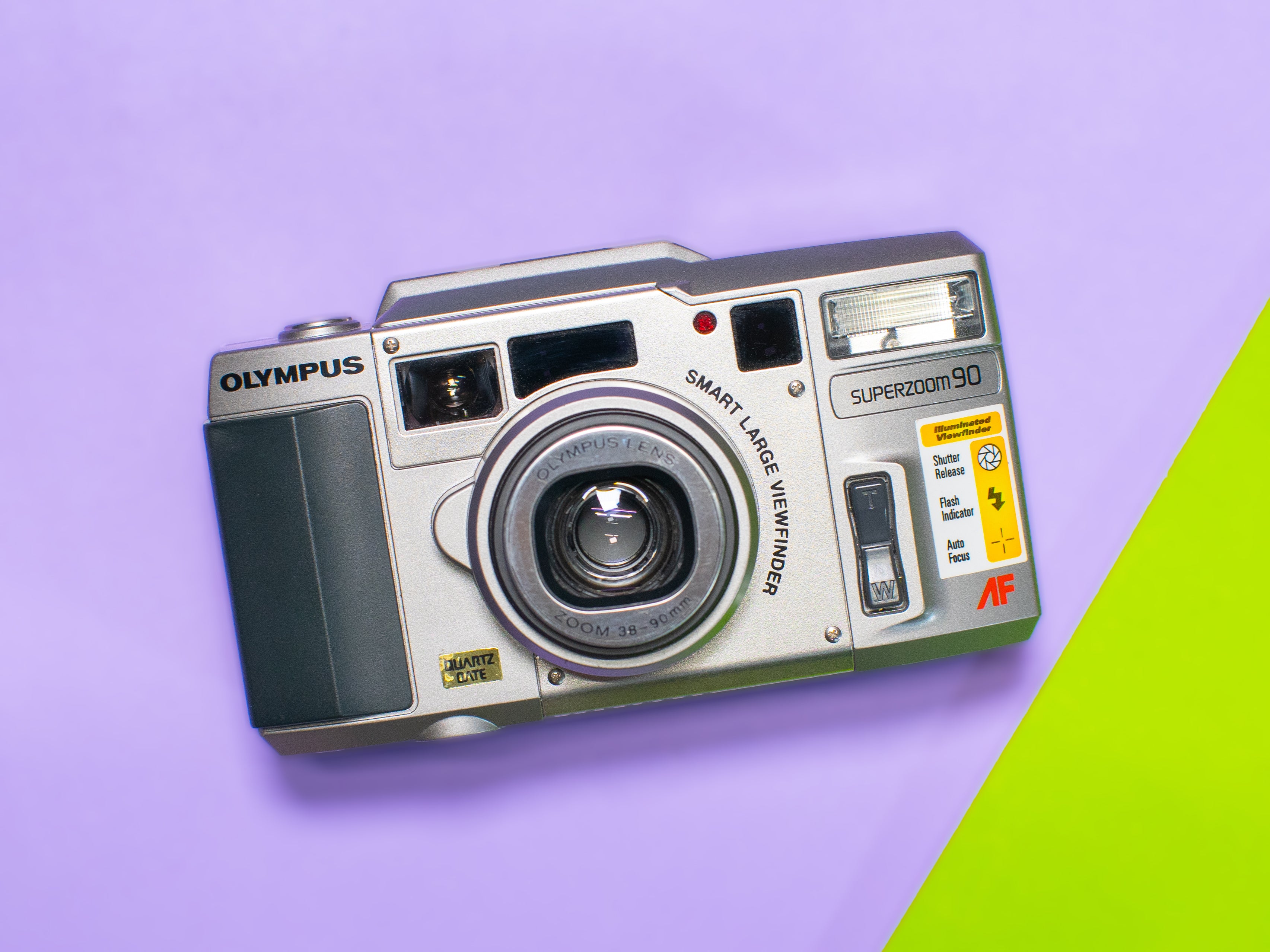 90 Fun Camera Olympus Superzoom 90 Point and Shoot 35mm Film Camera – Viejita Vintage