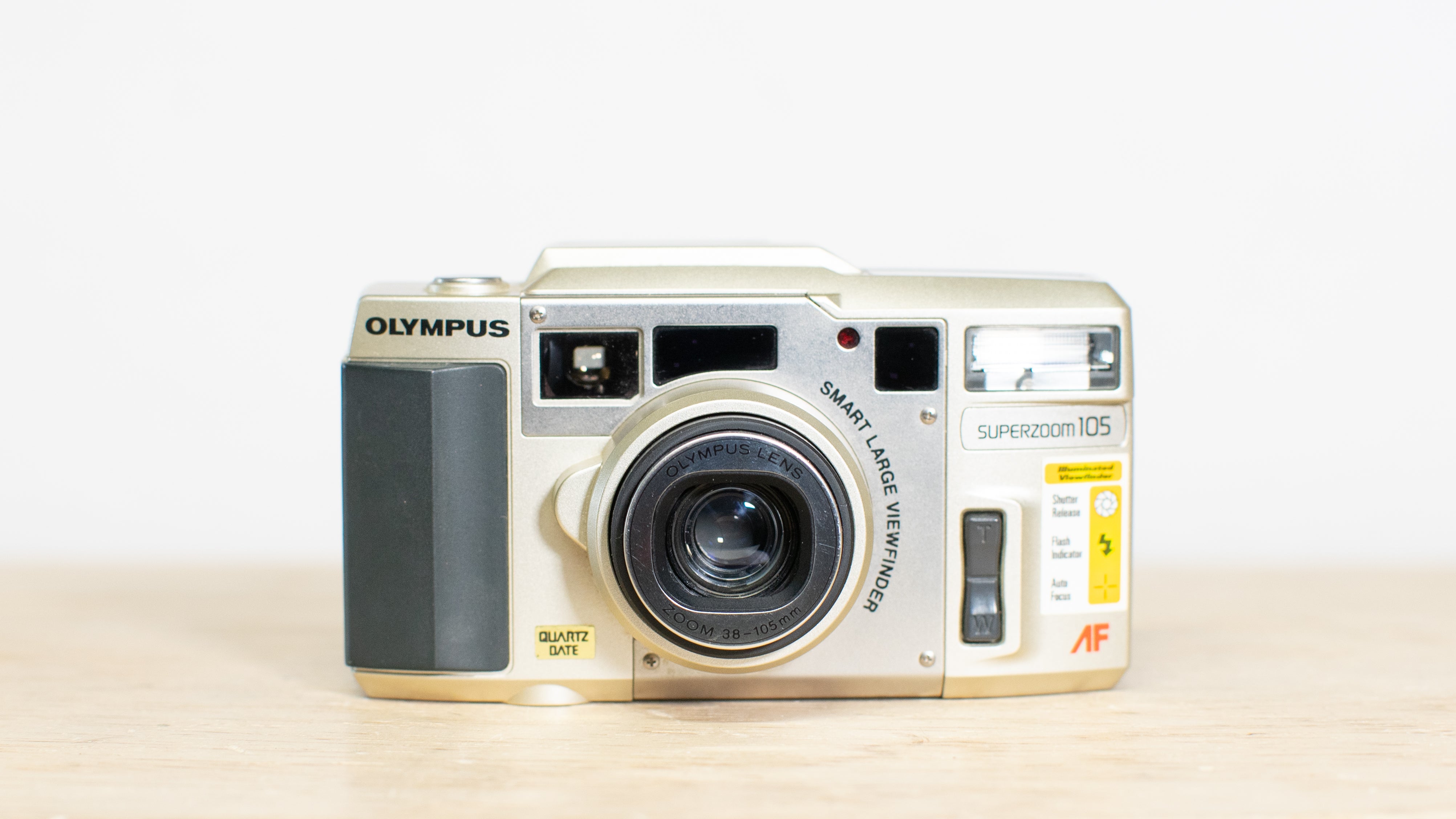 Olympus Superzoom 105 Point and Shoot 35mm Film Camera – Viejita