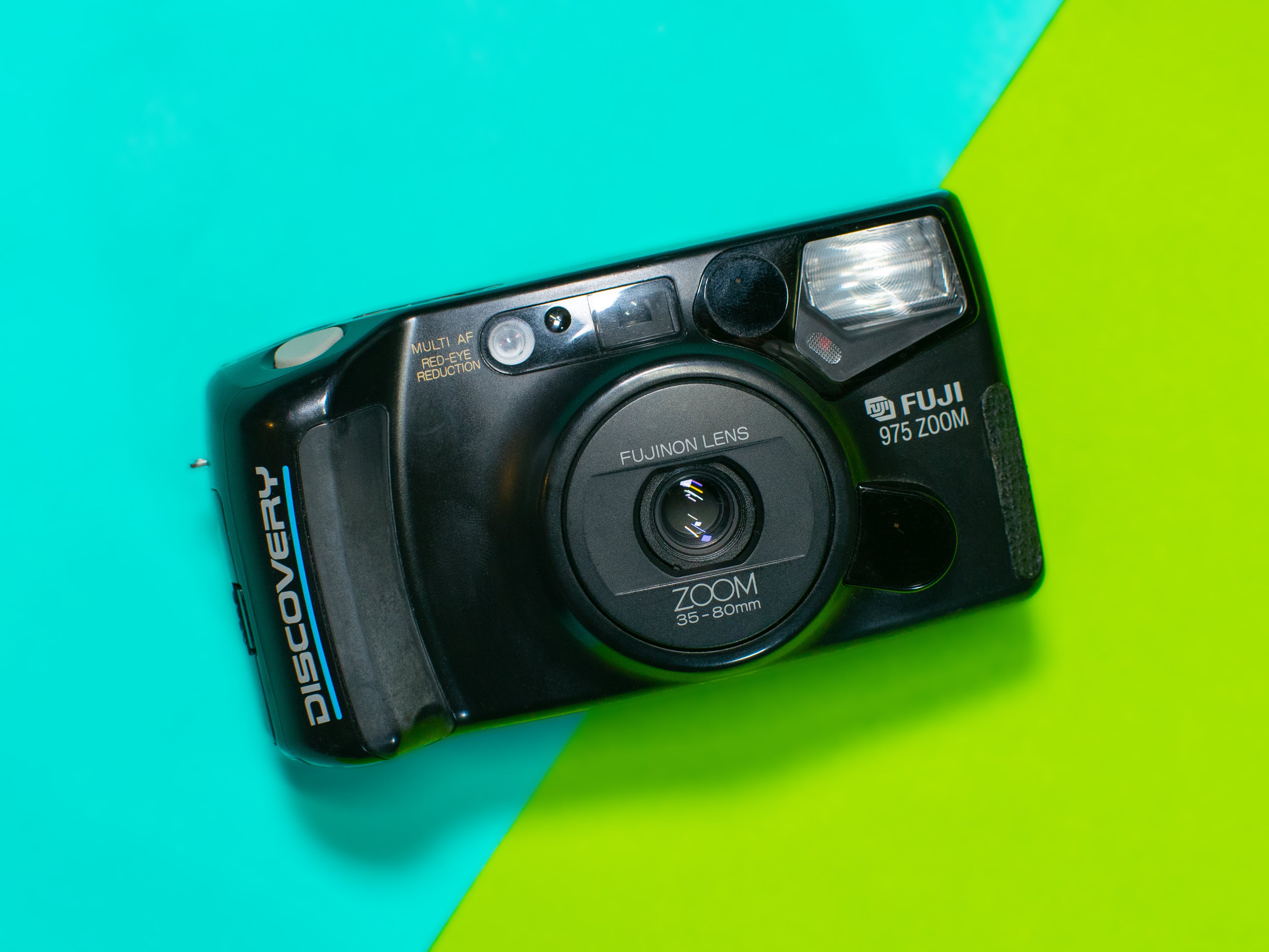 Fuji Discovery 975 Point and Shoot 35mm Film Camera – Viejita Vintage