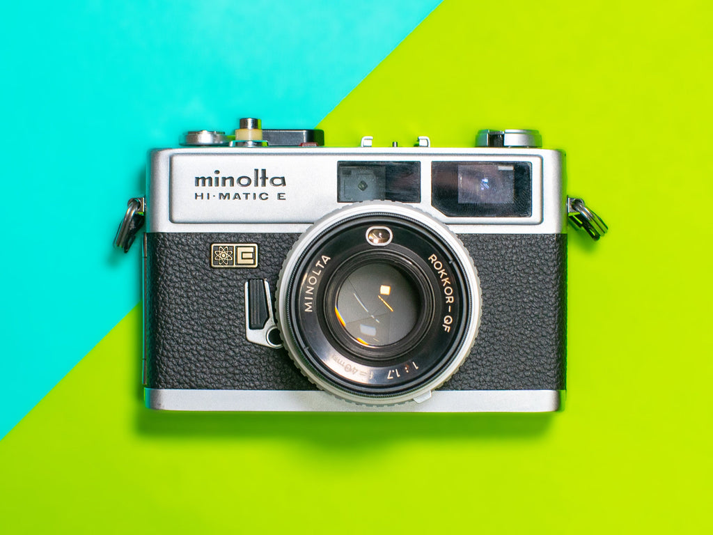 Minolta Hi Matic E Rangefinder 35mm Film Camera